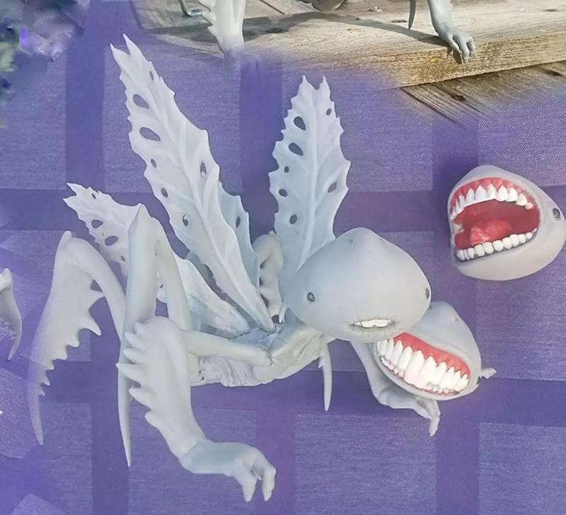 THE TOOTH FAIRY HELLBOY 2 STL for 3D PRINT 3 variations of head
