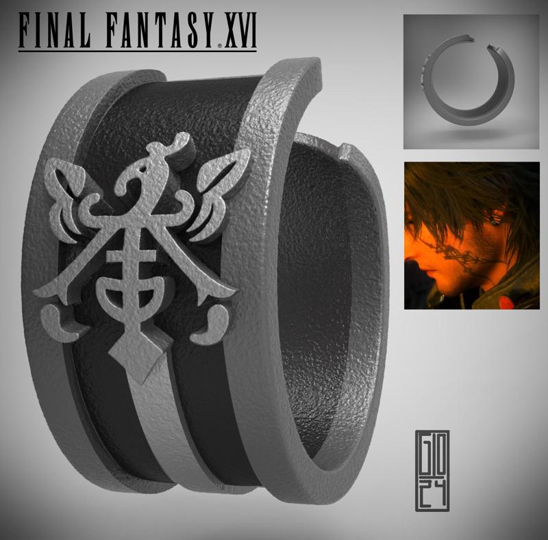 Final Fantasy XVI - Clive Rosfield ear cuff