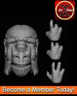 Star Wars Myo Head sculpt - Action Figure Custom Sculpt