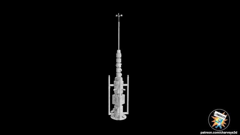 Star Wars Moisture Vaporator for Action Figure Dioramas