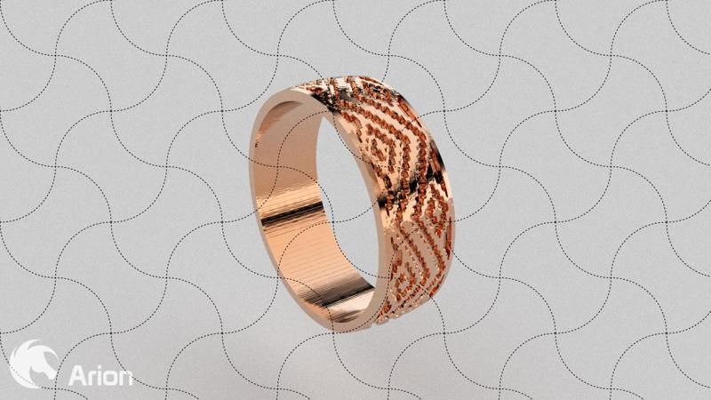 Fine Jewelry, Textured Weft Ring 2