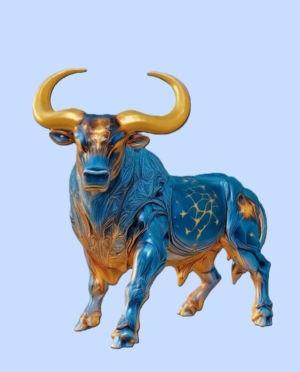 Celestial Taurus Figurine