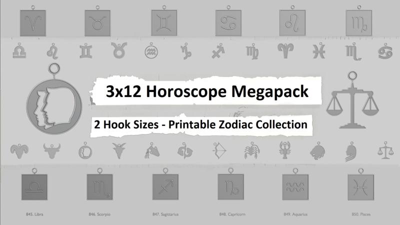 ♉ Horoscope Megapack – 3D Printable Zodiac Collection