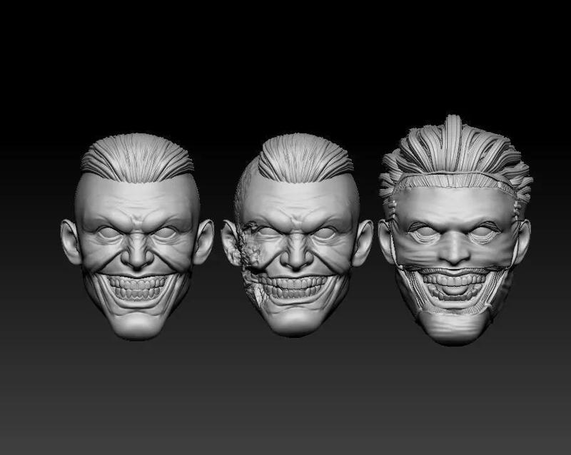 The Joker End Game Headsculpt for Action Figures