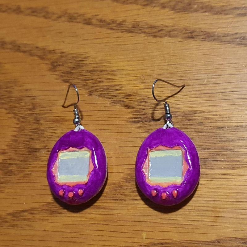 Tamagotchi Earrings