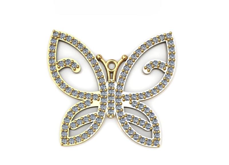 butterfly pendant