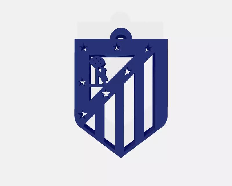 Atletico de Madrid escudo Llavero