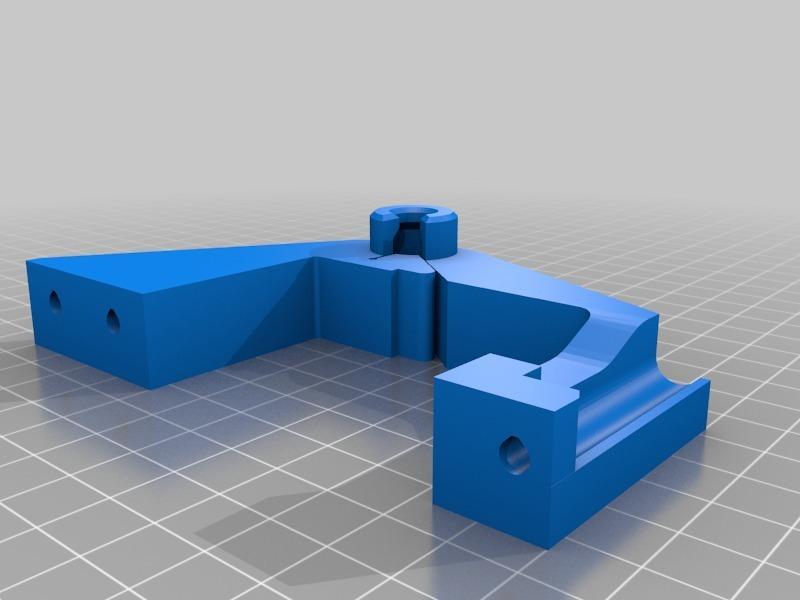 Z axis smoth rod and motor mount ormerod