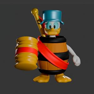 Donald Duck (Barrel) Magical Quest 3
