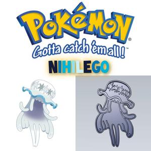 AMAZING POKEMON nihilego COOKIE CUTTER STAMP CAKE DECORATING