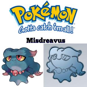 AMAZING POKEMON misdreavus COOKIE CUTTER STAMP CAKE DECORATING