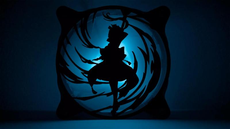 Genshin Impact Kamisato Ayaka PC fan cover