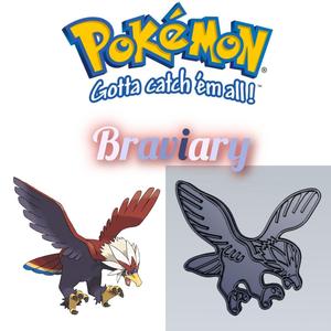 AMAZING POKEMON braviary COOKIE CUTTER STAMP CAKE DECORATING
