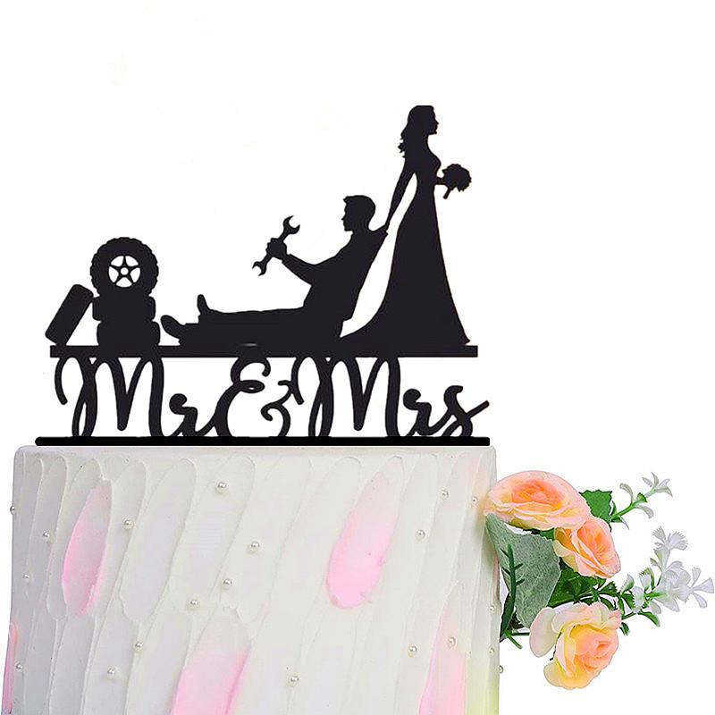 Cake Topper Adorno Torta - Boda Casamiento  Escape Mecanico