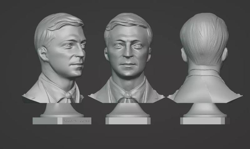 Volodymyr Zelensky 3D Printable Bust