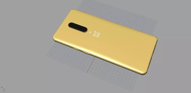 oneplus 7 pro gold 3D print model 3D model