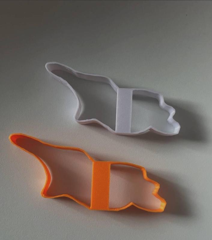 Georgian map cookie cutter