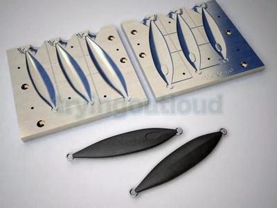 100-150 GR Slow PItch Slug Metal Jig Mold