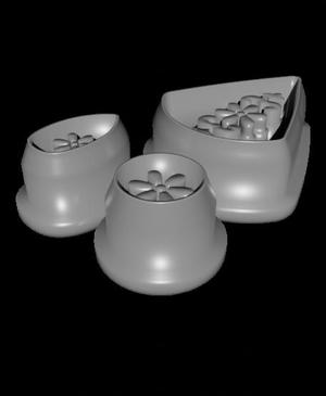EXCLUSIVE 3 Piece Small Dangle Clay Cutter Set