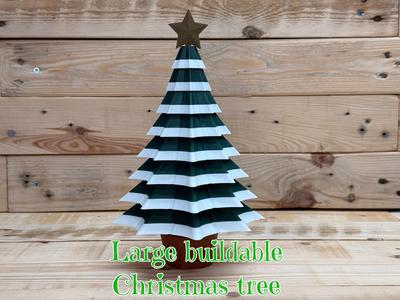 Large Buildable Christmas Tree.
