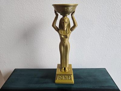Egypt Ancient Woman Statue - Tealight Holder