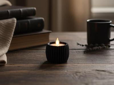 Modern small candle holder, tealight holder