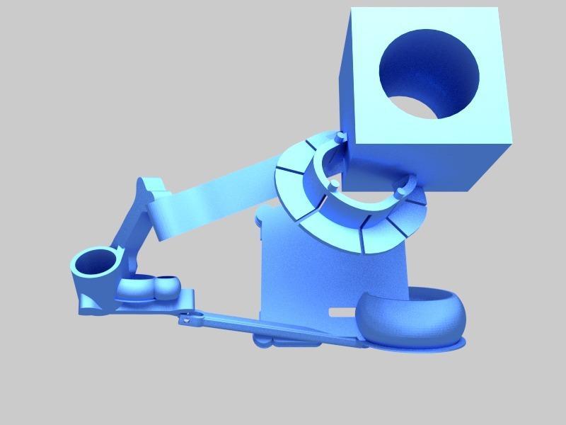 All-3d-Printed Rostock Wheel set