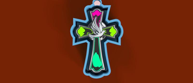 Cross Mold – Dove of Peace