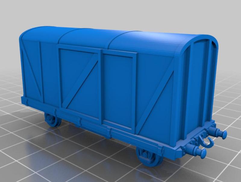 German Covered Goods Wagons