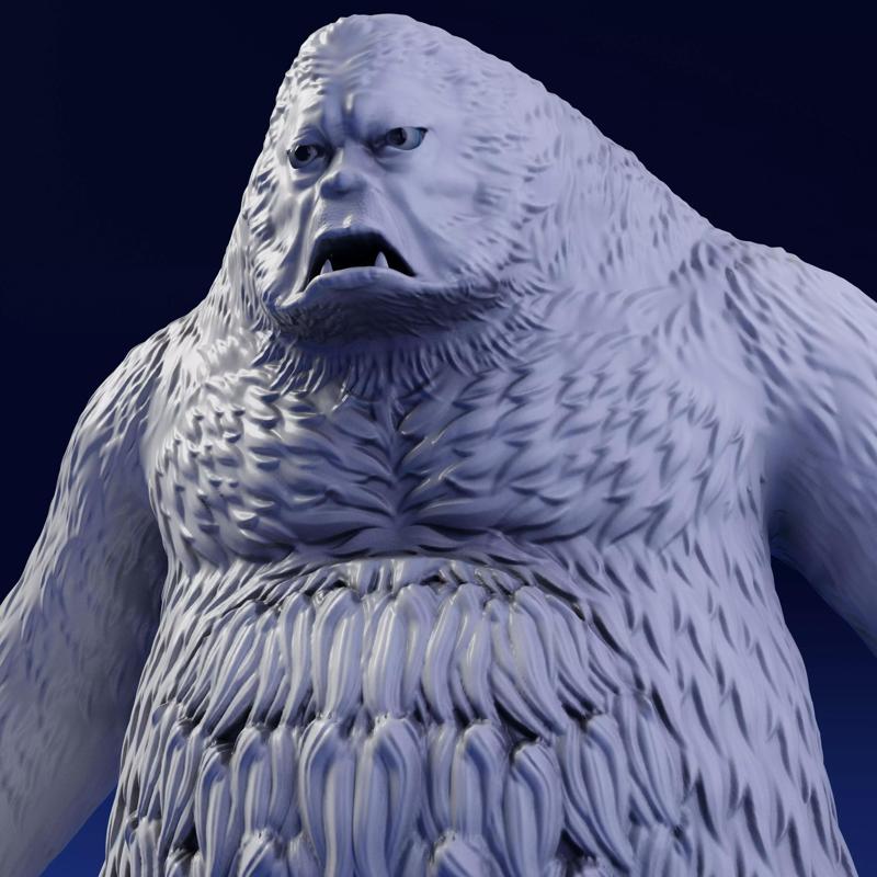Bigfoot 3D Print Model sasquatch