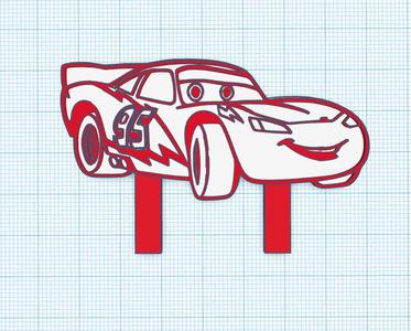 Topper Cars Lightning Mcqueen v1