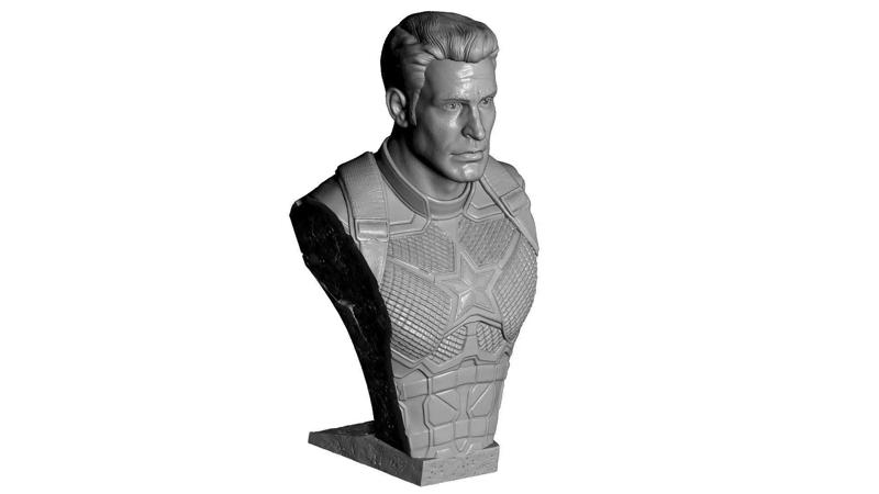 Captain America Steve Rogers STL for 3Dprint
