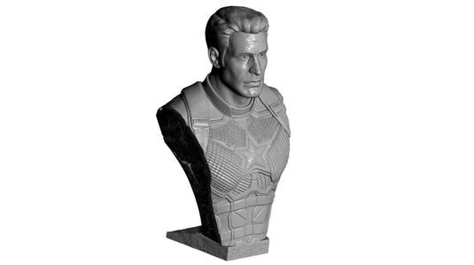 Captain America Steve Rogers STL for 3Dprint