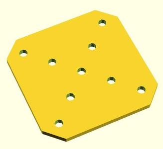 Cross plate for 2020