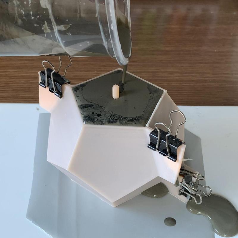 Geometric Shape Plant Pot Mold