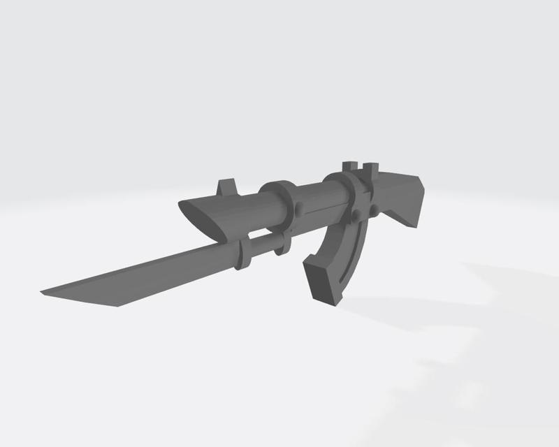 Sci-Fi Weapons: Auran Pattern Las'er Rifle (28mm)