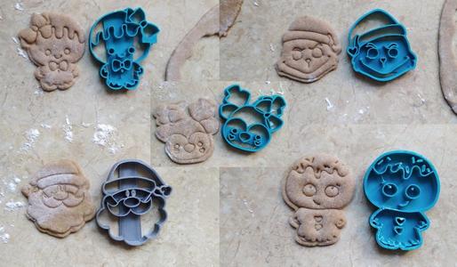 CHRISTMAS COOKIE CUTTERS KIT 1