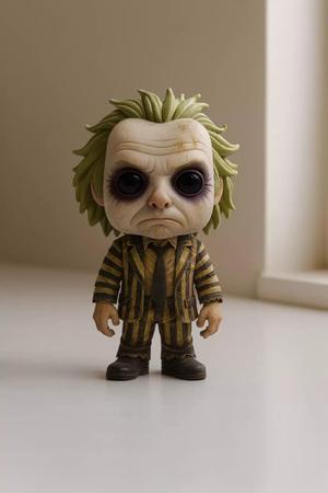 Creepy Beetlejuice Inspired Figurine