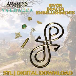 Assassin's Creed: Valhalla - Eivor Bracers embellishments and ornaments.