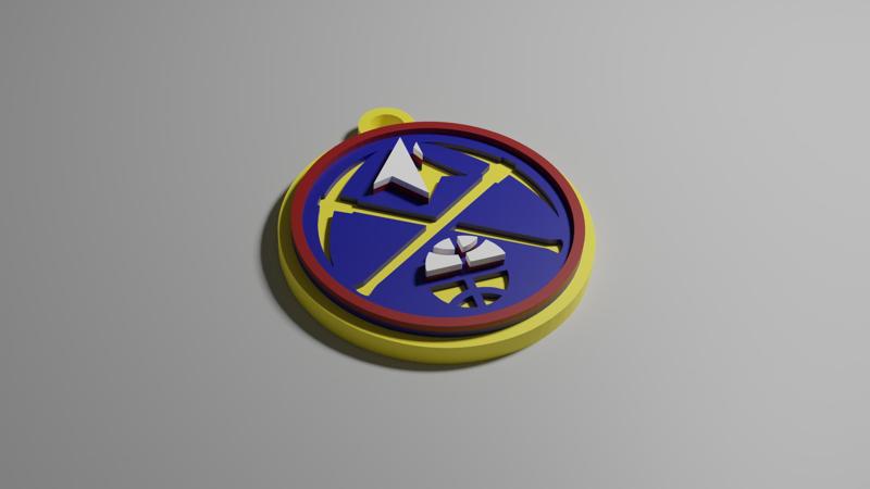 Denver Nuggets KeyRing