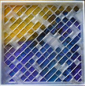 Airbrush Stencil - Pattern Diagonal