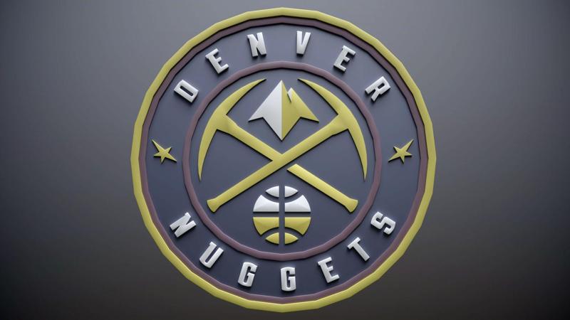 NBA Denver Keychan Badge Printable and Renderable