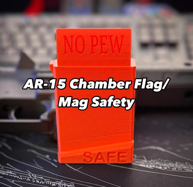AR-15 Magazine Safety/Chamber flag