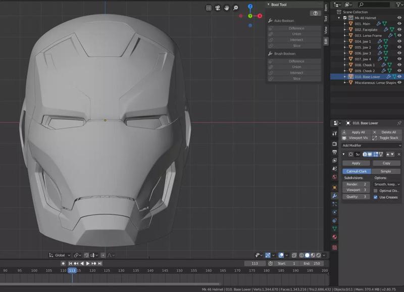 Mark 46 Iron Man Helmet