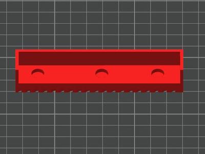 100mm Vise Cushion with 8x3mm magnet holes