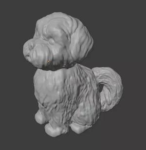 Malts or shih-tzu dog for 3d Printing