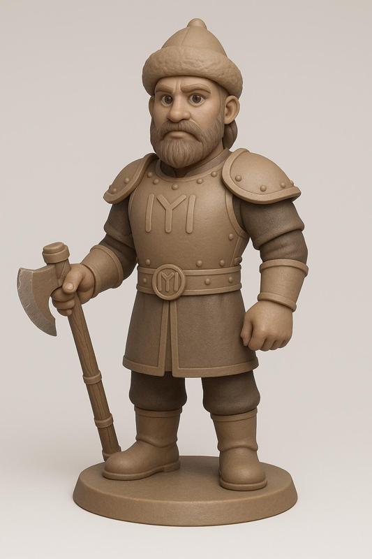 Ertugrul Gazi’s Alp – Stylized 3D Printable Figurine