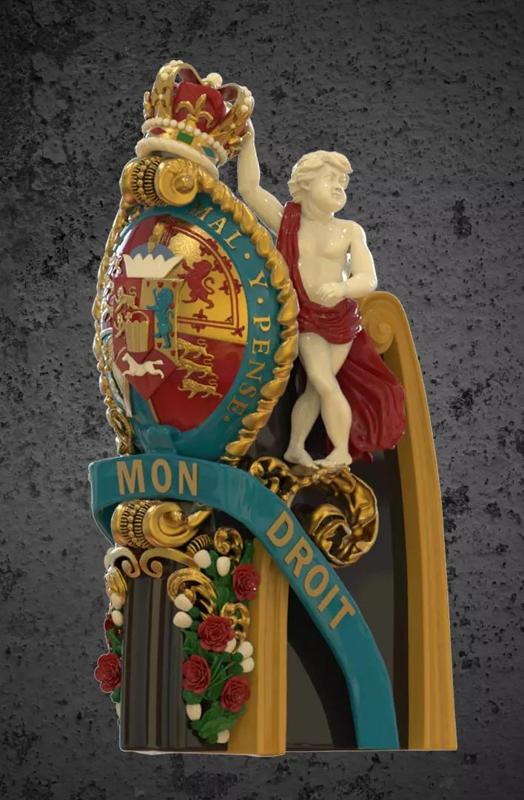 HMS Victory Figurehead decorations