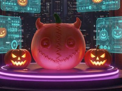 Demonic Halloween Pumpkin