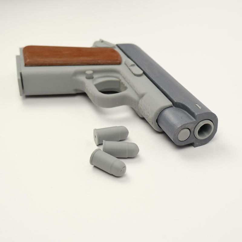 TF2 Toy 1911 Pistol - Ejecting Fake Bullets!